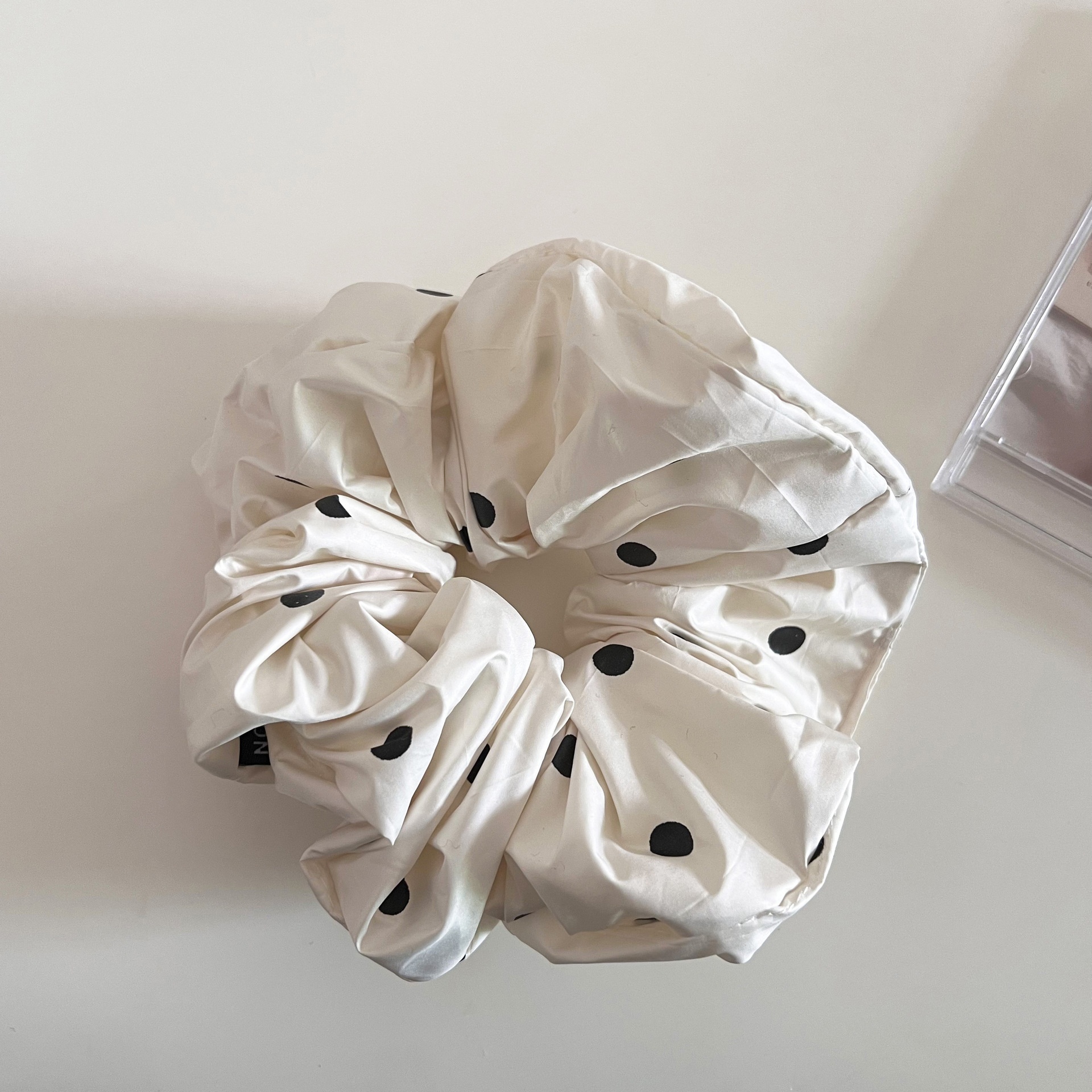 Women's Soft Cloth Multifunctional Large Bow Hair Tie Casual Summer Polka Dots