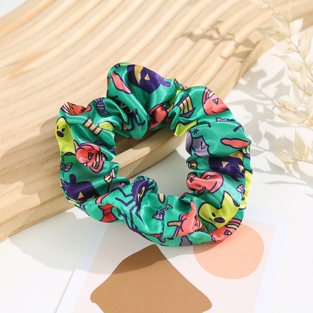 Women's Fall Street Polyester Hair Tie Halloween Pumpkin Pattern