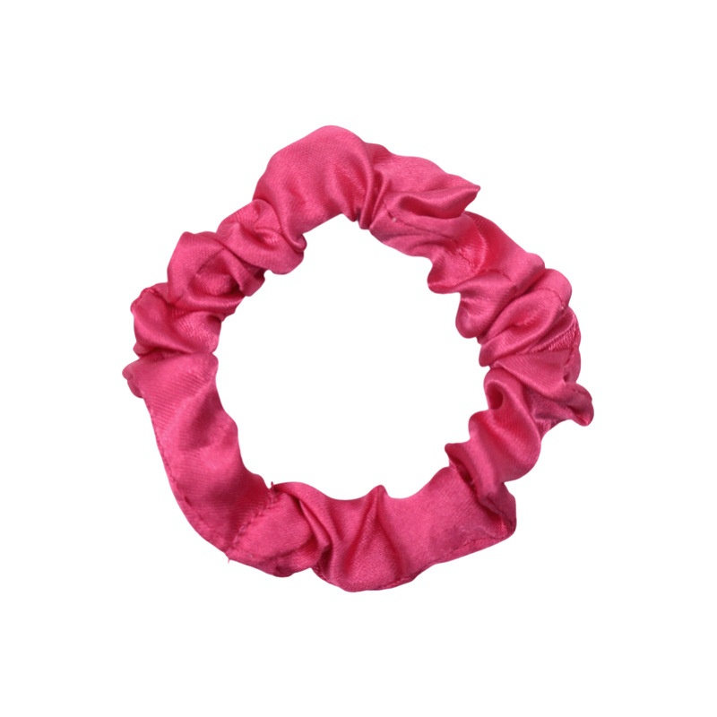 Women Versatile French Satin Hair Ties Daily Wear Solid Multi-Color