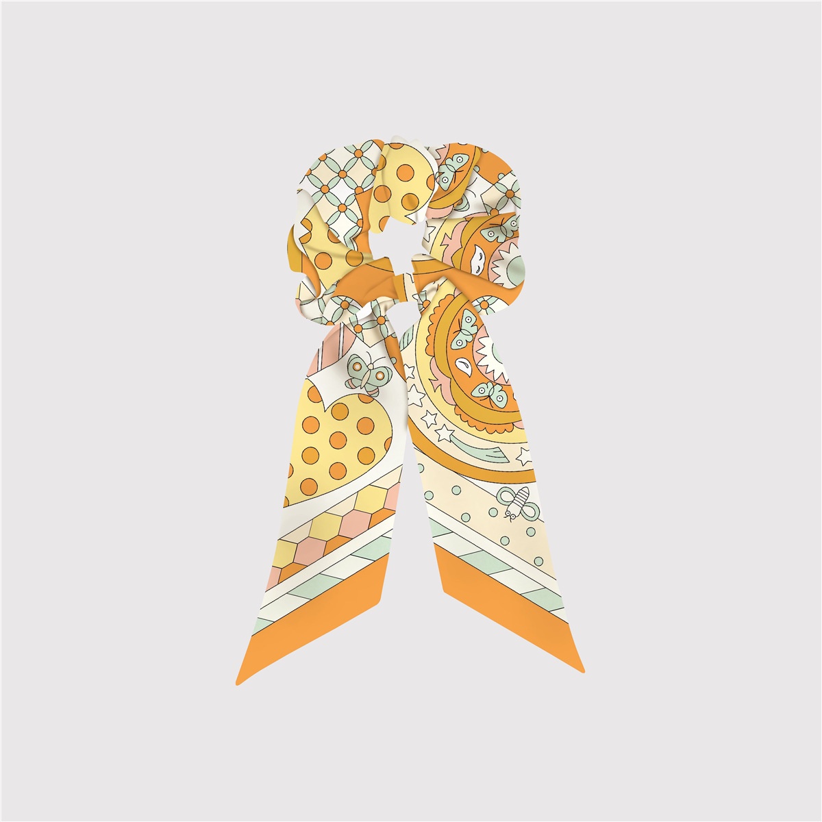 Women's IG Style Spring Beach Travel Hair Tie Chic Horse Print