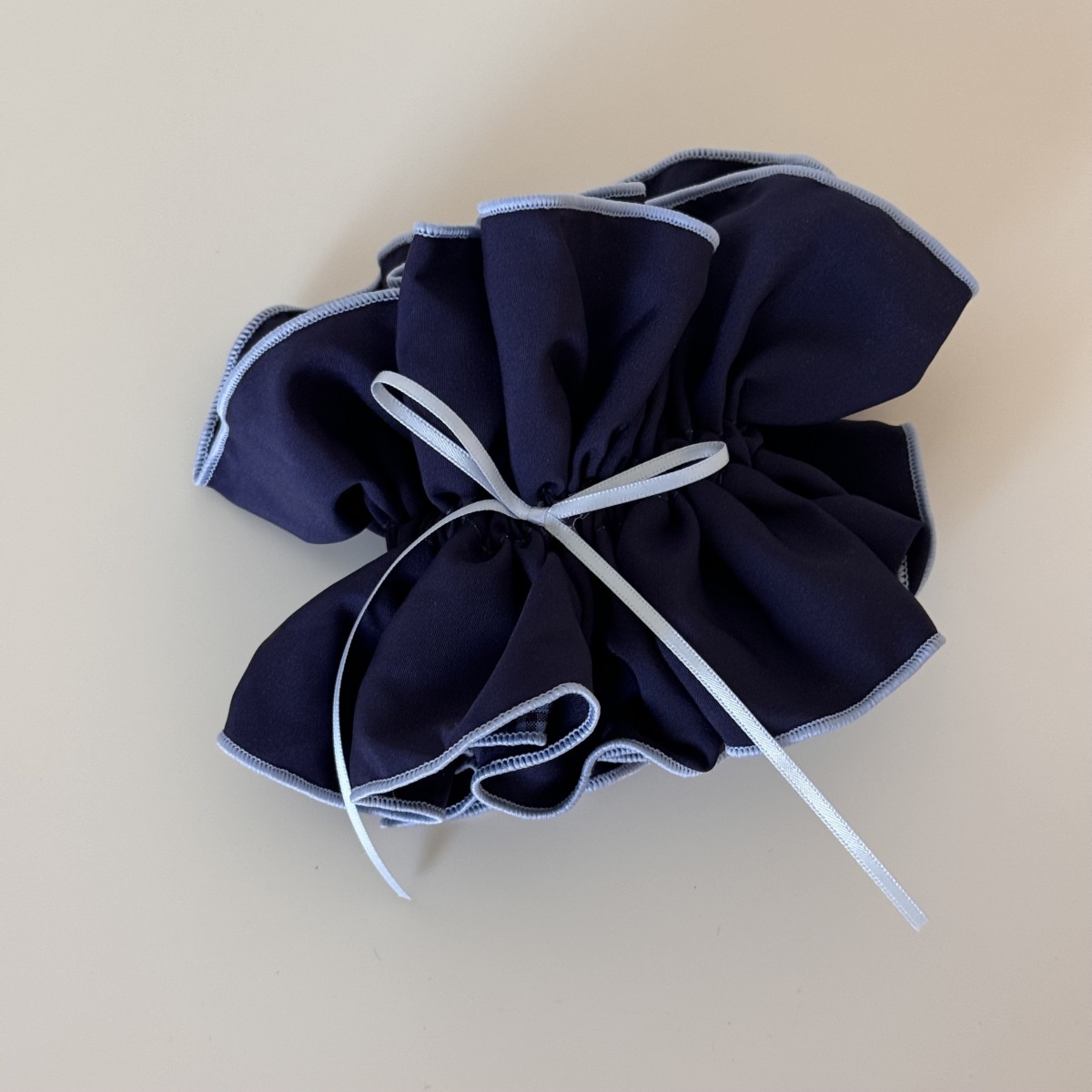 Women's Retro Plaid Double Layer Butterfly Knot Hair Tie Large Sweet Fabric Bow