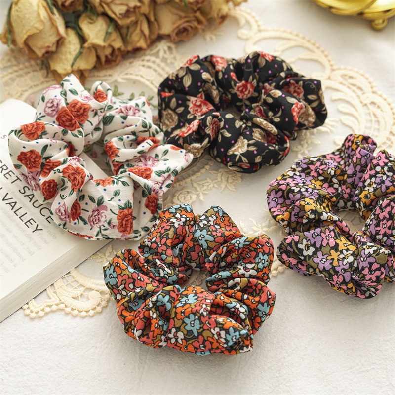 Women's Daily Street Handmade Fabric Hair Tie Japanese Floral