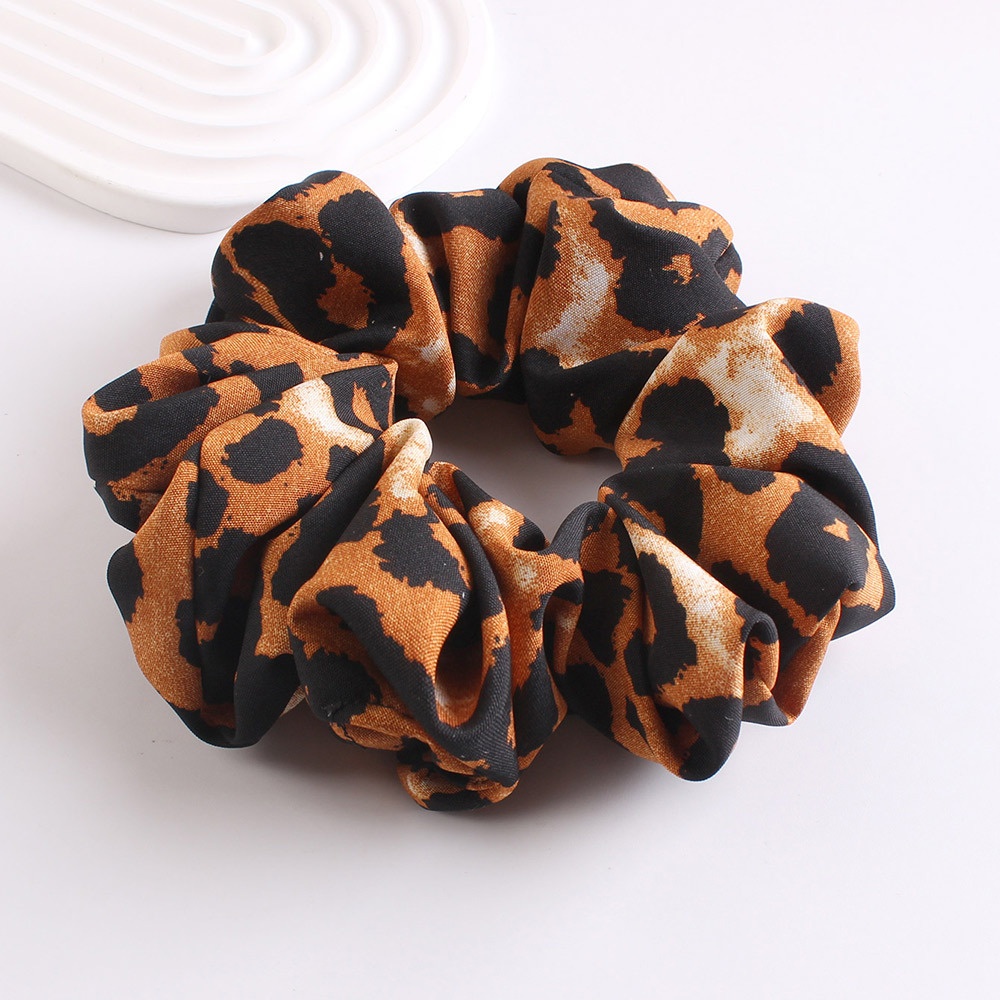 Women's Daily Holiday Cloth Hair Scrunchie Vintage Leopard Print