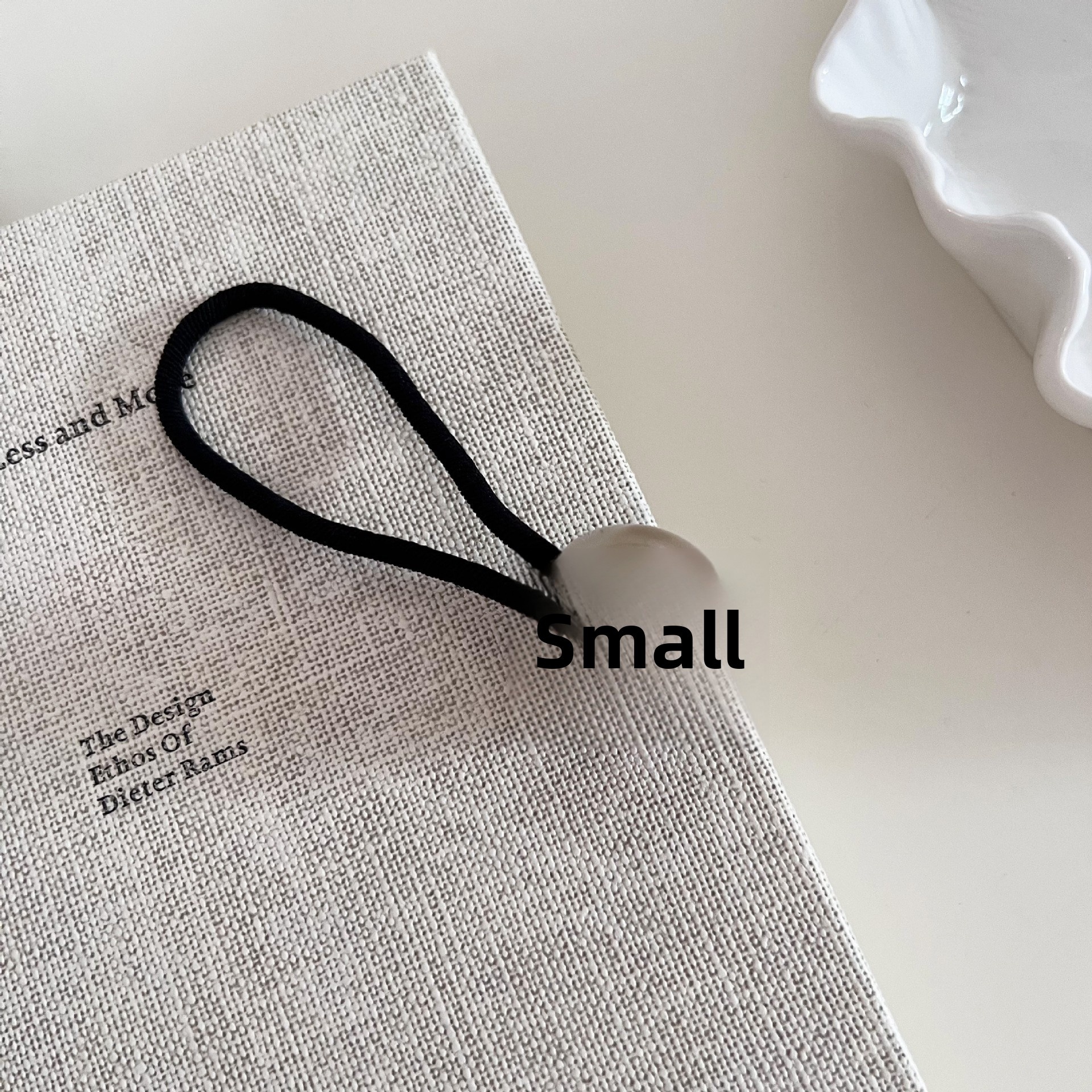 Women's Simple Resin Ponytail Holder Hair Tie Large Leopard Print