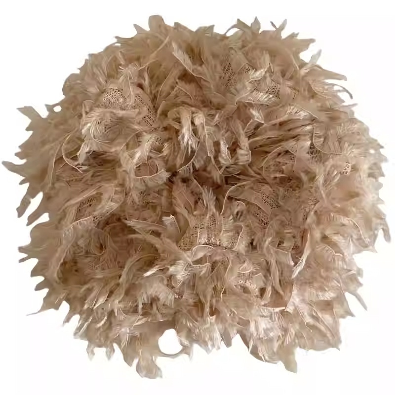 Women's Winter Fairy Feather Hair Tie Fluffy Scrunchie Solid Colors