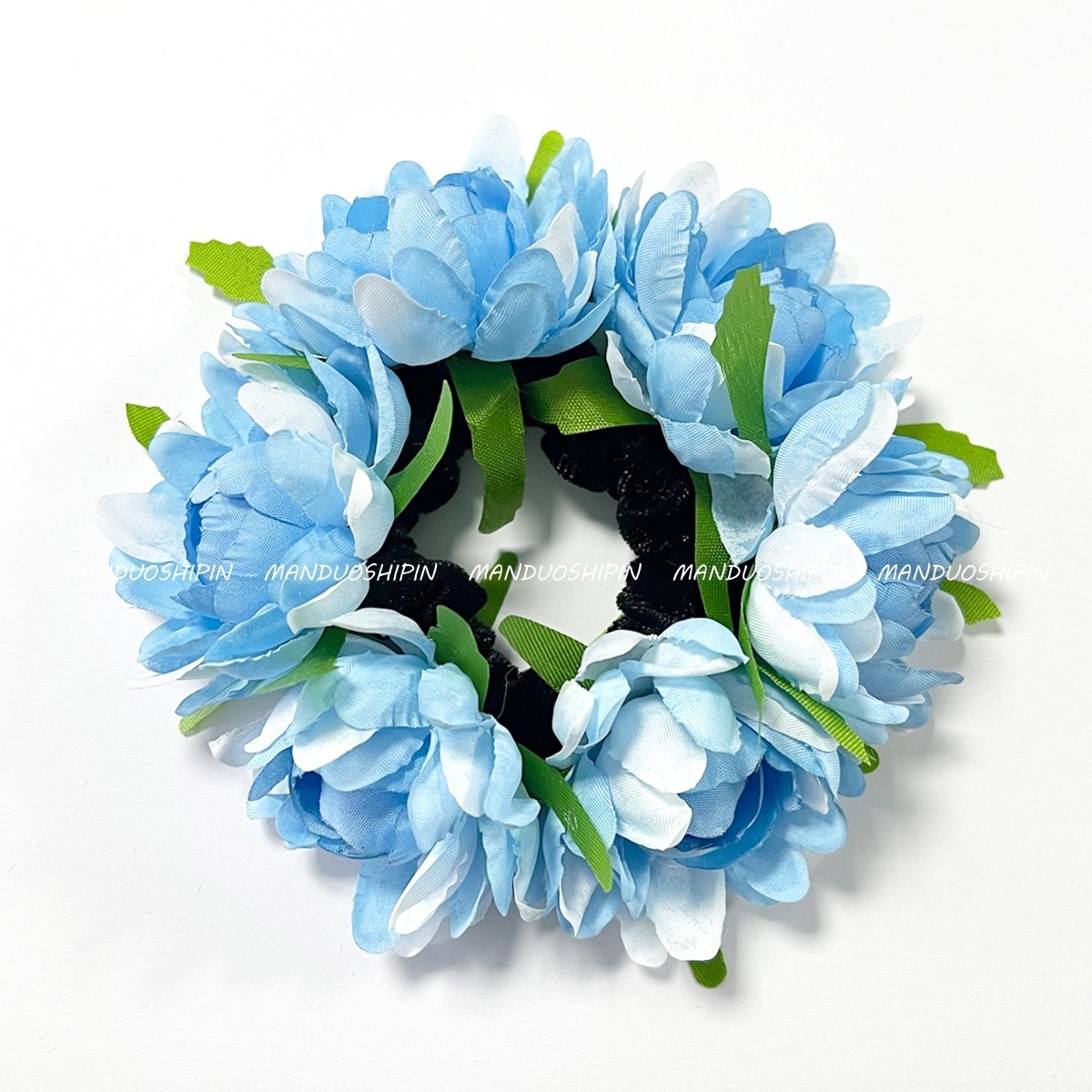 Women's Summer Beach Cloth Hair Tie Large Realistic Sunflower