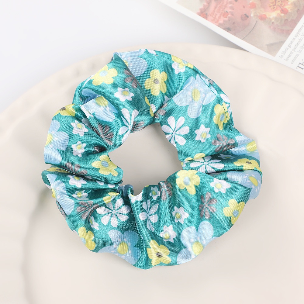 Women's Fabric Elastic Ponytail Holder Hairband Country Ditsy Floral