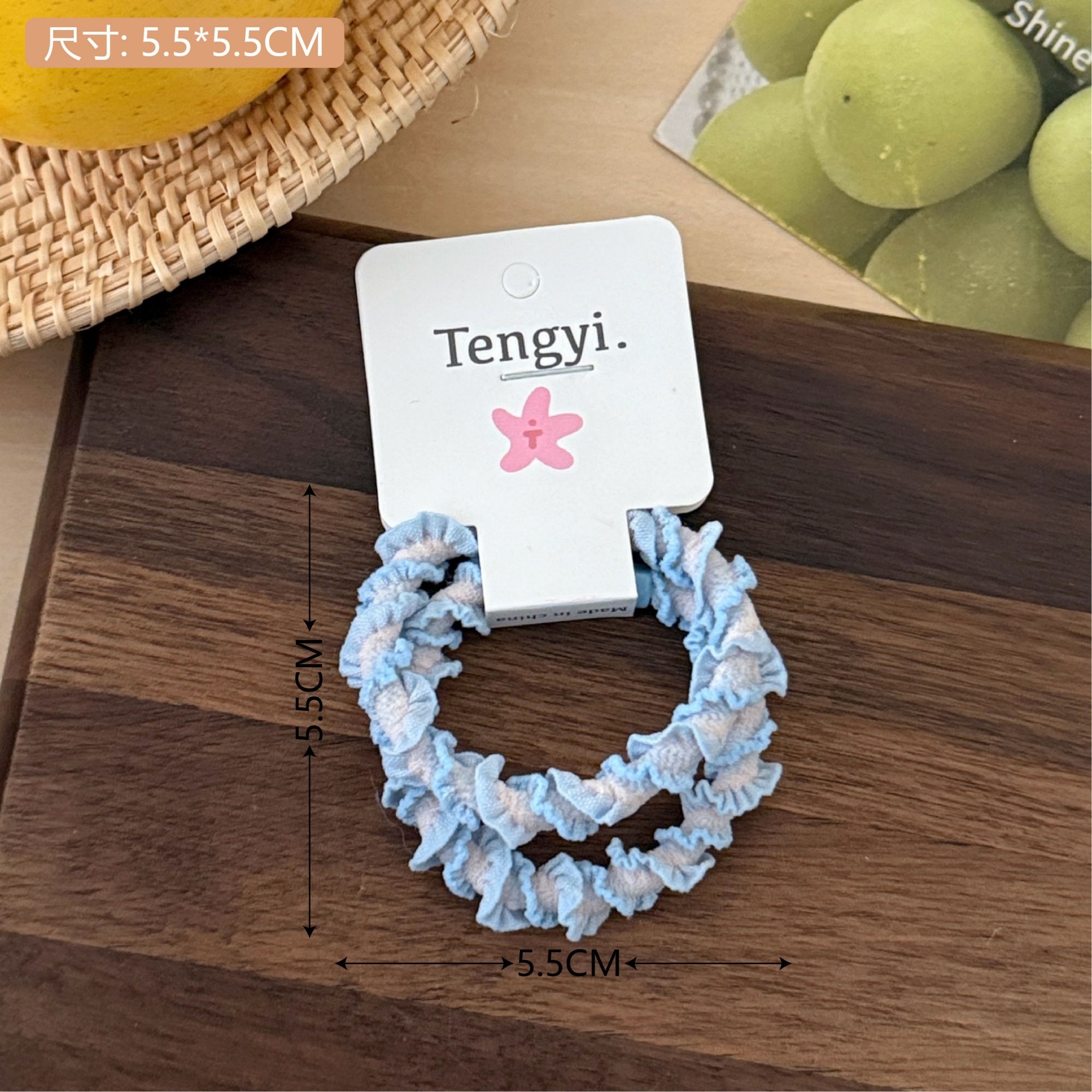 Girls High Elastic Rubber Ponytail Holder Hair Tie Colorful Fresh