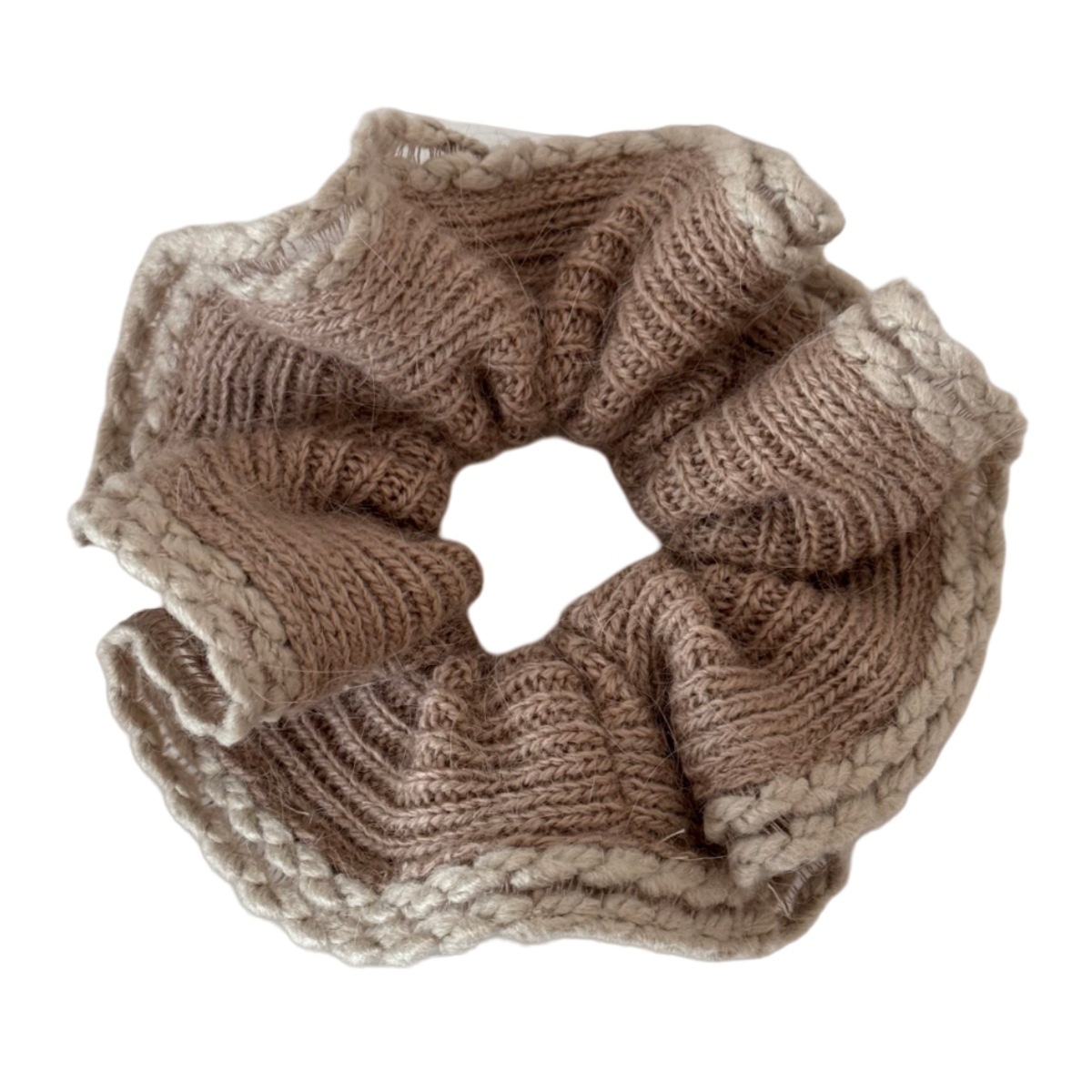 Women's Autumn Winter Elastic Bun Hair Tie Elegant Soft Knitted Lace