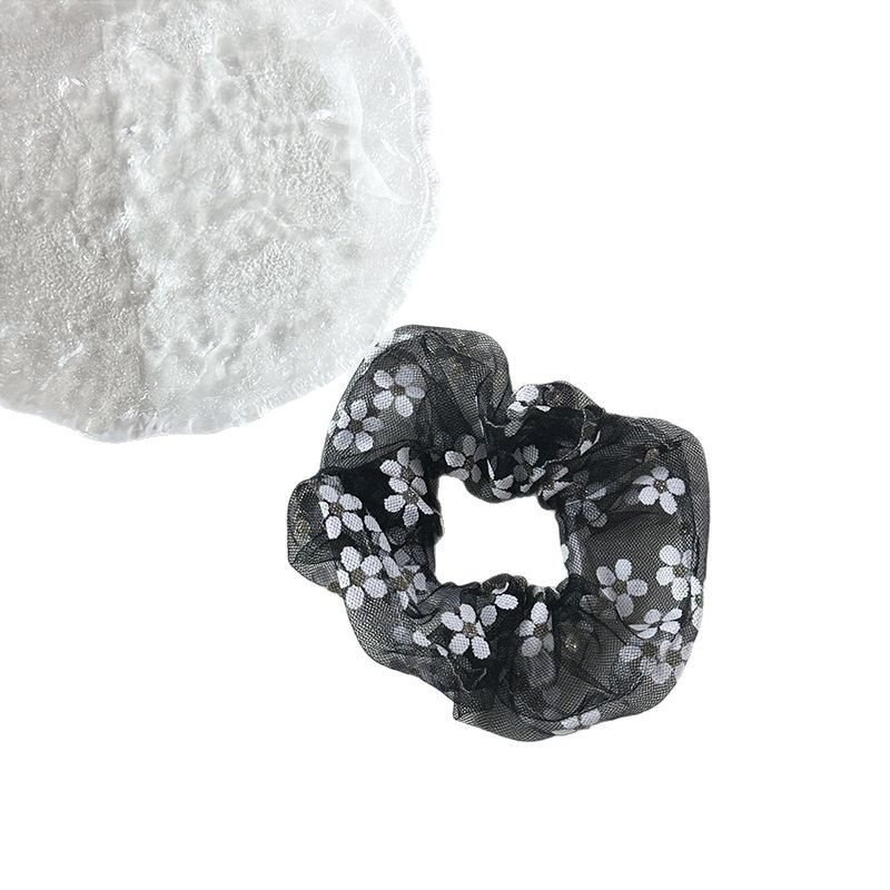 Women Girls Floral Daisy Mesh Headband Simple Forest Style Gauze Hairband