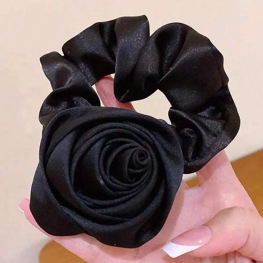Women's Elegant Spring Date Cloth Hair Scrunchie Floral Print