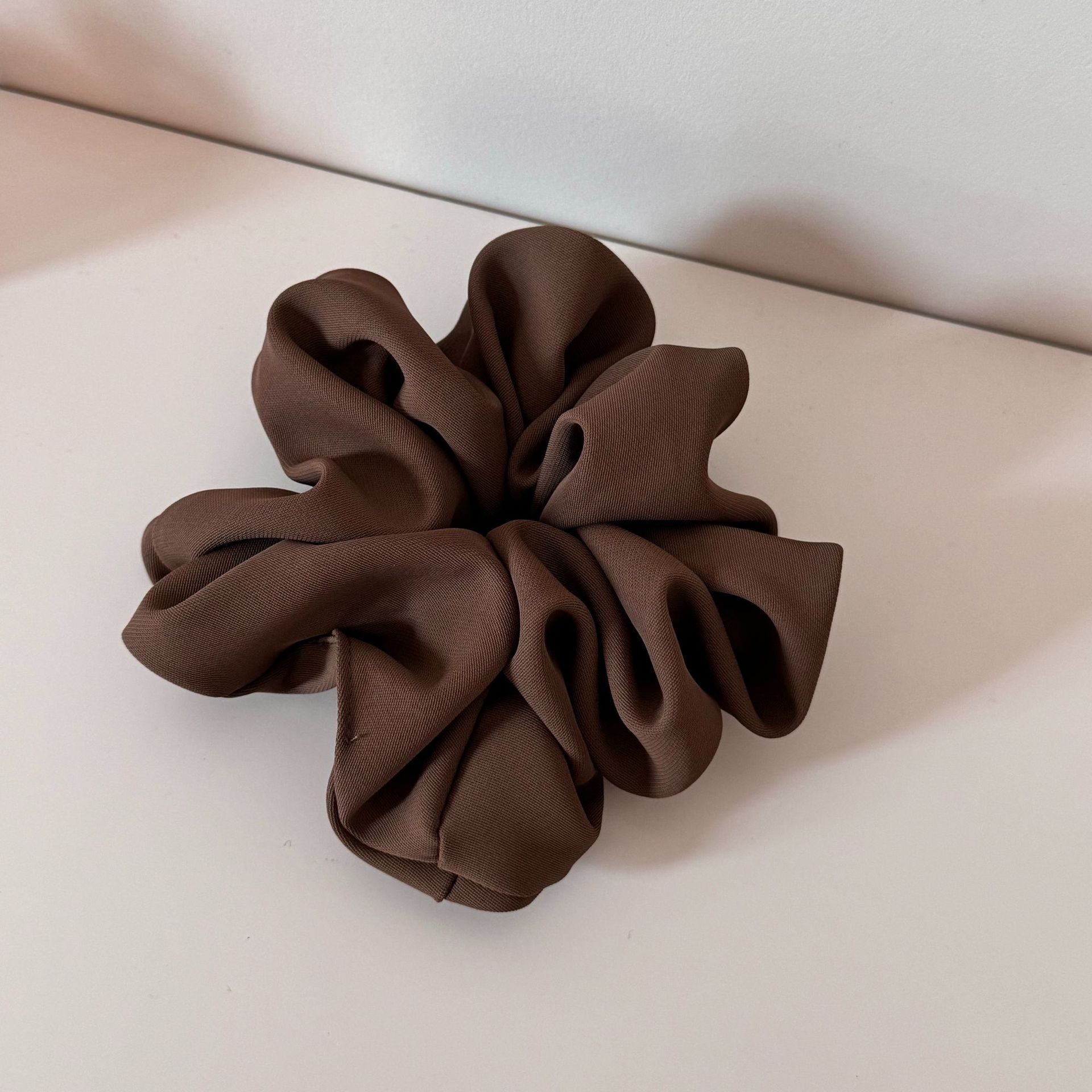 Women's Elegant French Satin Headband Solid Color Silk Hair Accessory