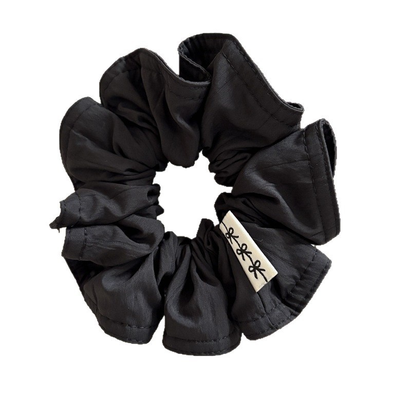 Women's Retro Pleated Fabric Autumn Winter Headband Solid Color