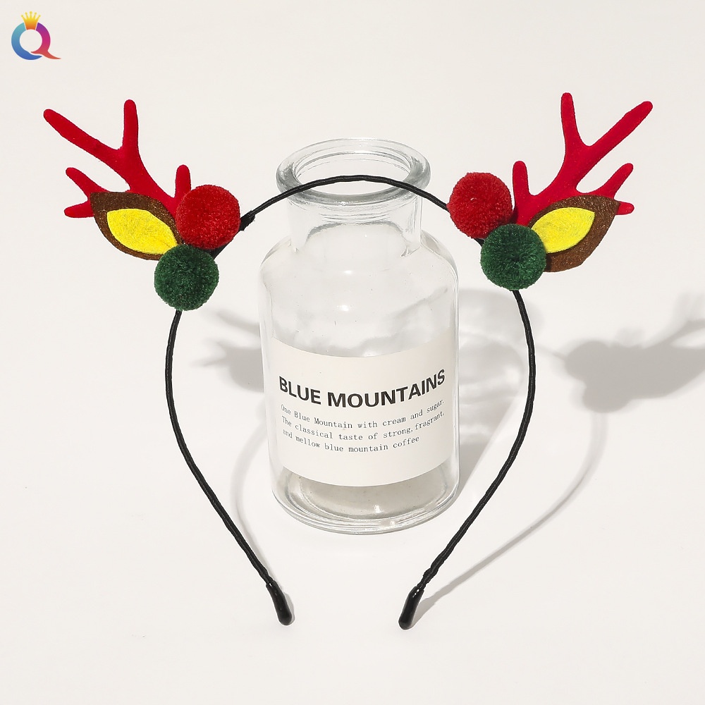 Women's Handmade Cloth Hair Tie Letter Pattern Fashion Christmas Accessory