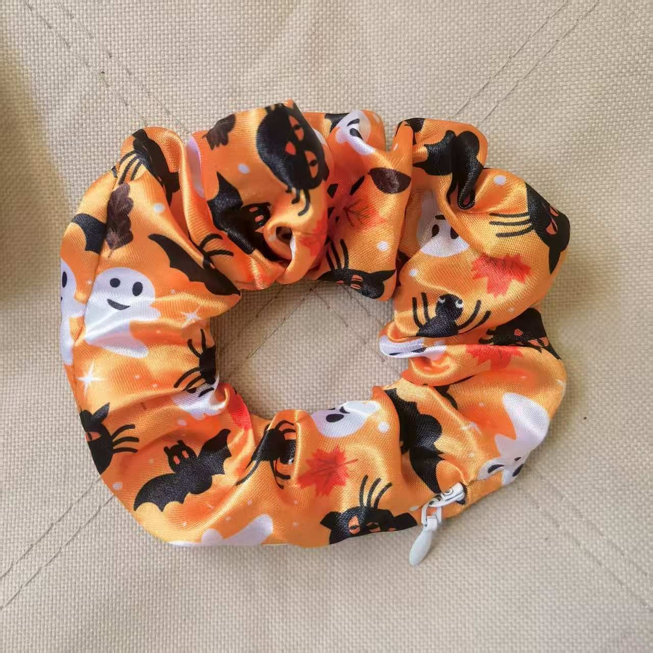 Women's Stylish Elastic Polyester Hair Bands Personalized Halloween Print