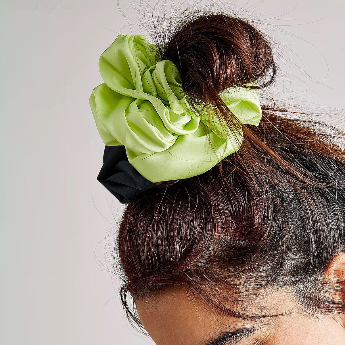 Women's Cute Handmade Cloth Hair Tie For Daily Wear Solid Color