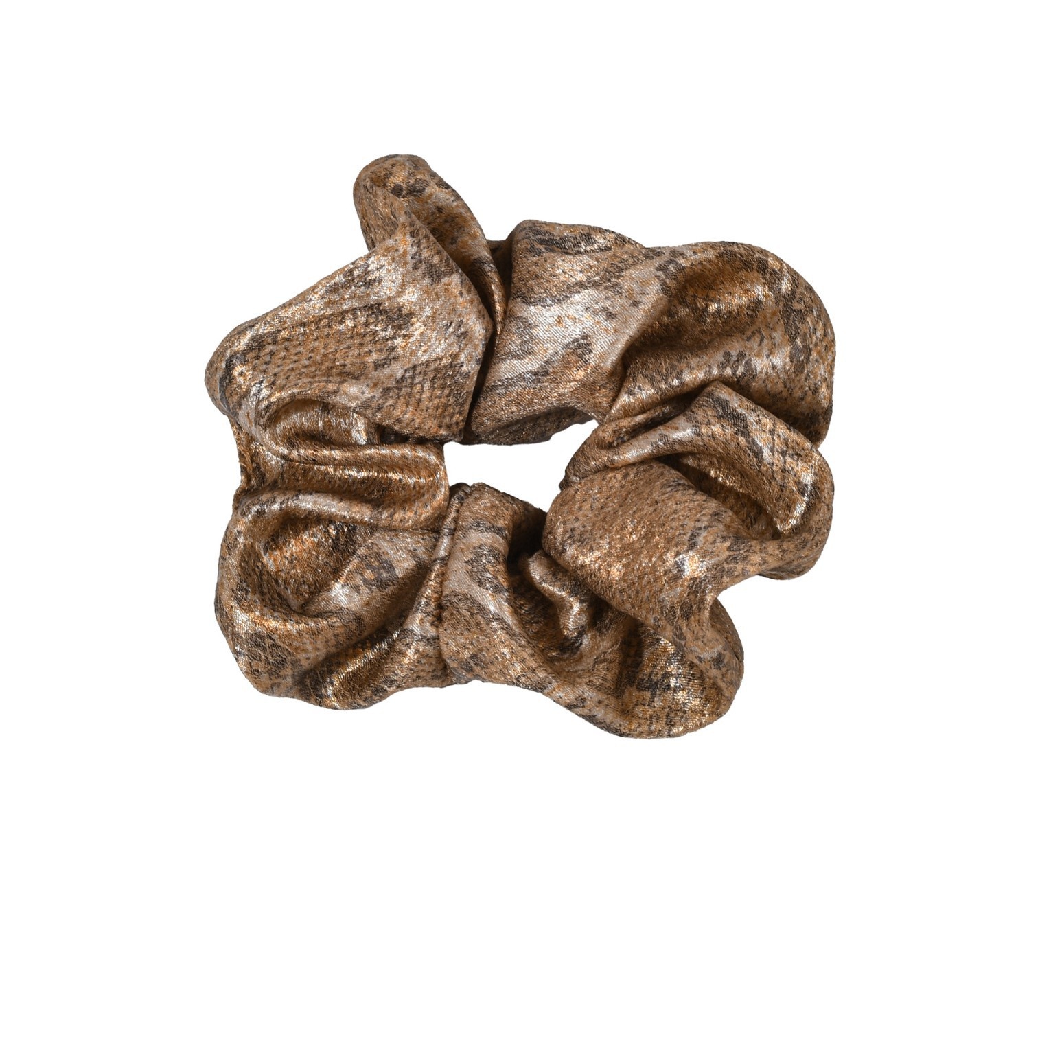 Women's Autumn Plaid Leopard Snake Print High Elasticity Cloth Hair Scrunchie