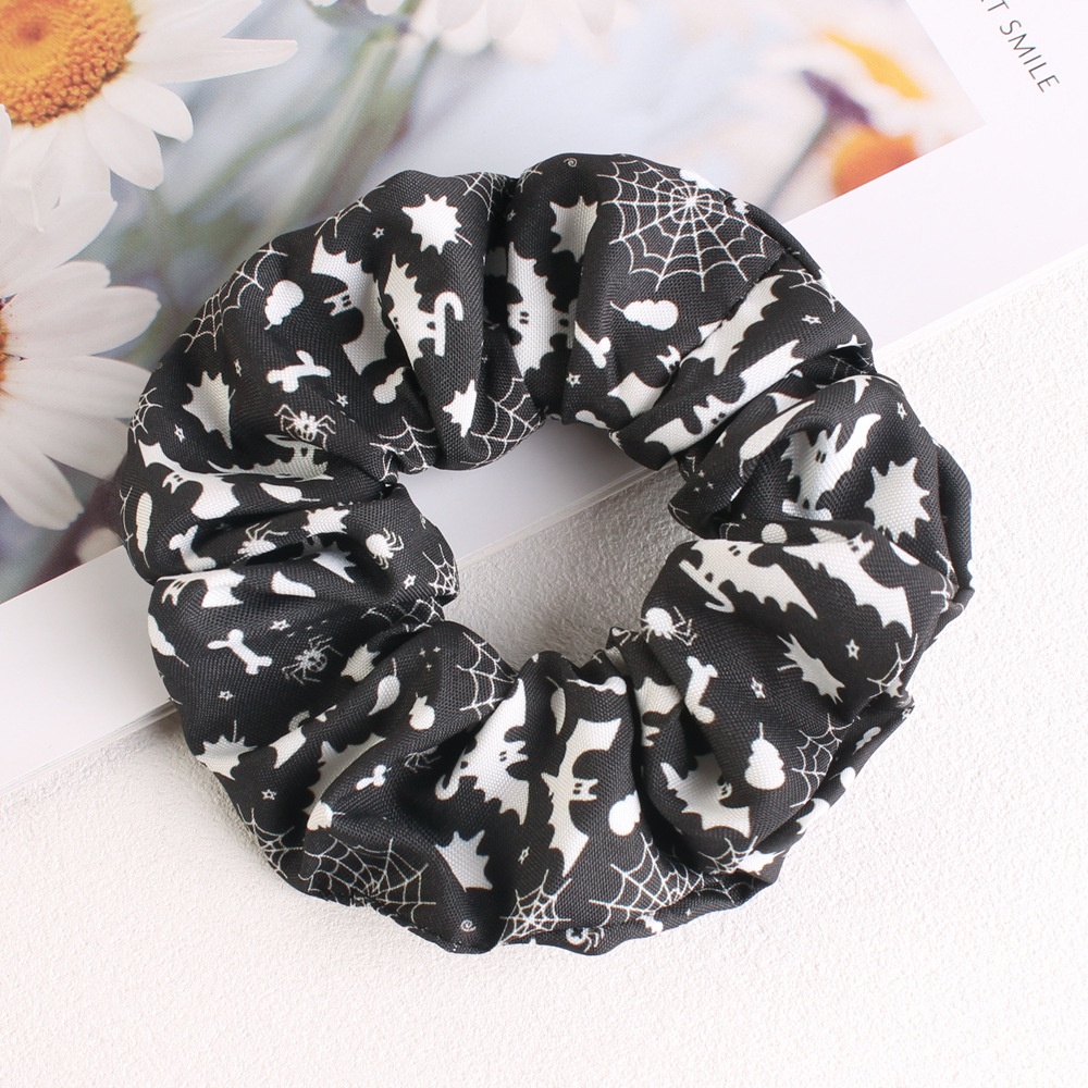 Women's Simple Halloween Elastic Cloth Hair Ties Festive Hair Bands
