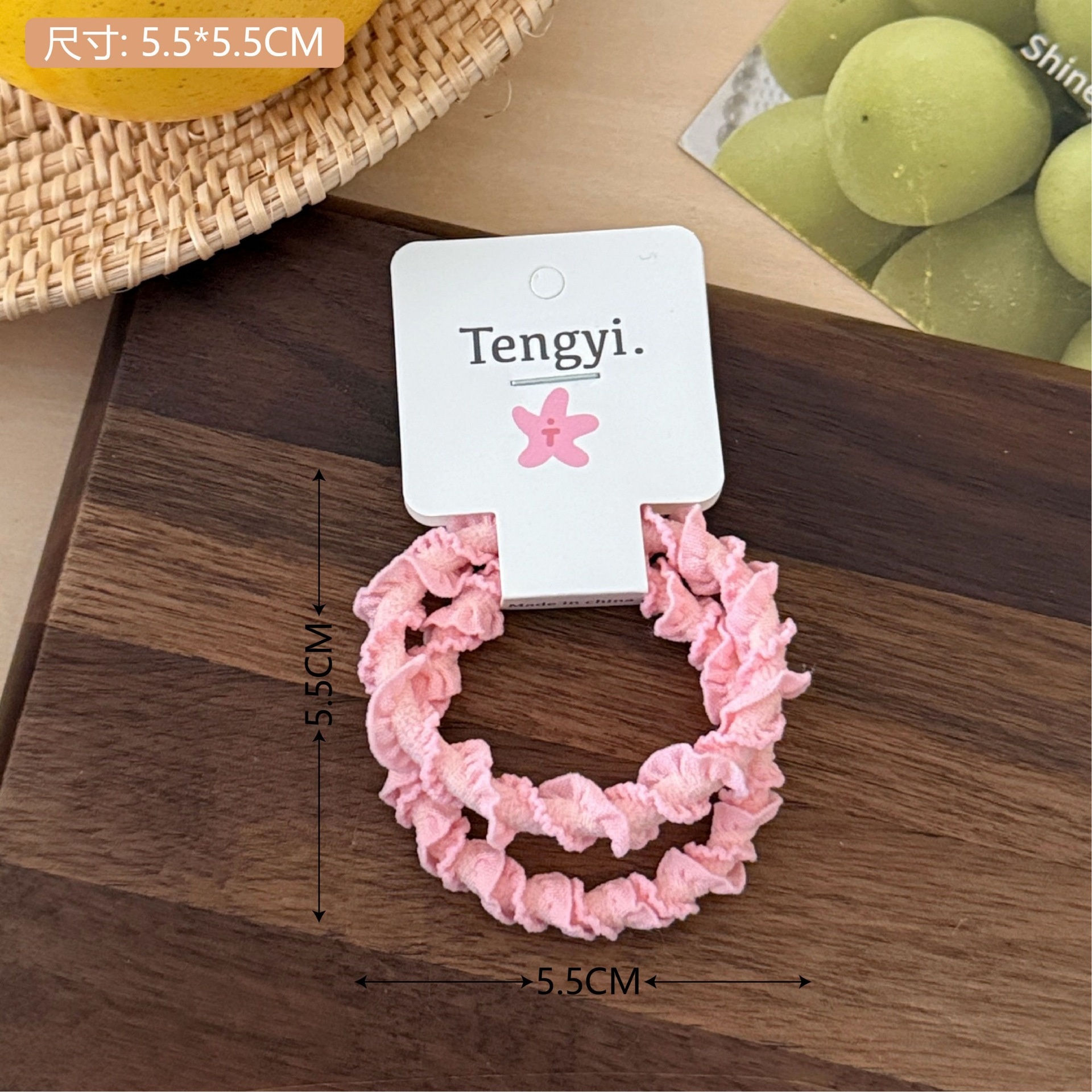 Girls High Elastic Rubber Ponytail Holder Hair Tie Colorful Fresh
