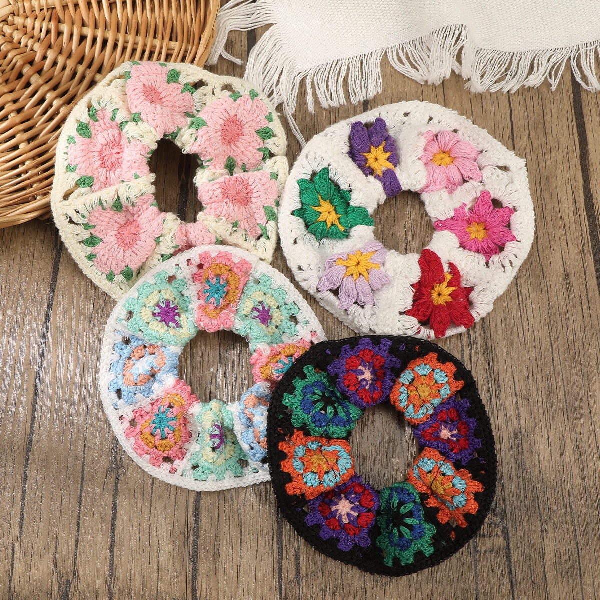 Women's Sweet Daily Holiday Cloth Hair Scrunchie Flower Pattern