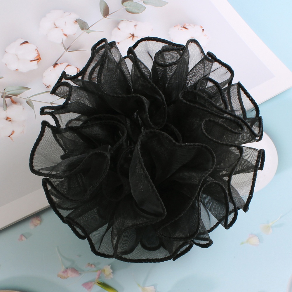 Women's Tulle Lace Multi-Layer Scrunchie Ballet Style Volumizing Hair Tie