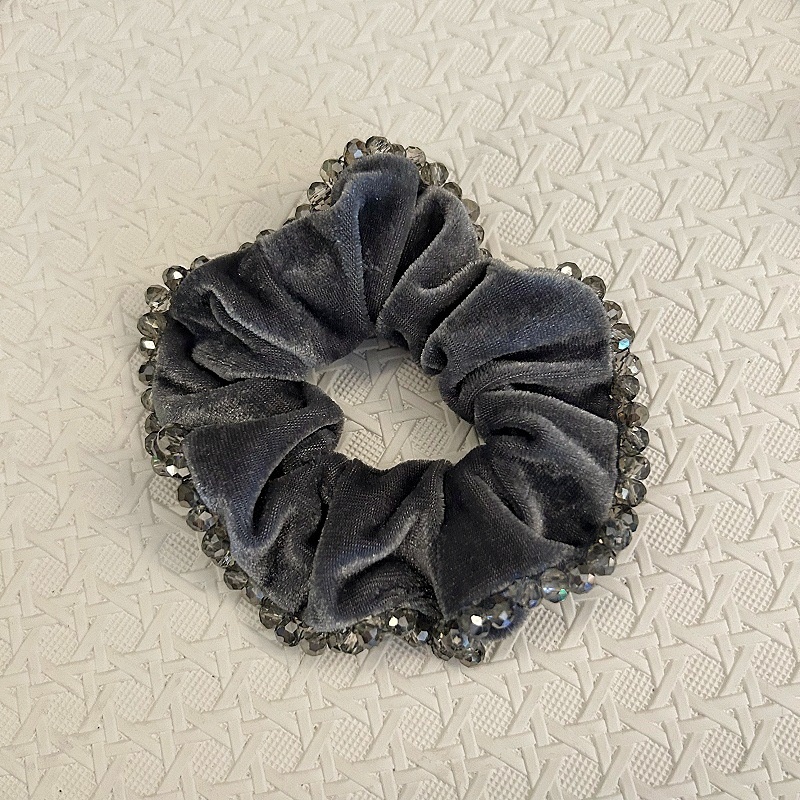 Women's Fairy Elastic Bubble Hair Tie Scrunchie Crystal Cloth