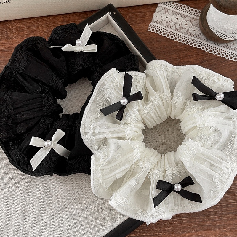 Women's Casual Daily Cloth Hair Tie Streetwear Scrunchie Bow Knot