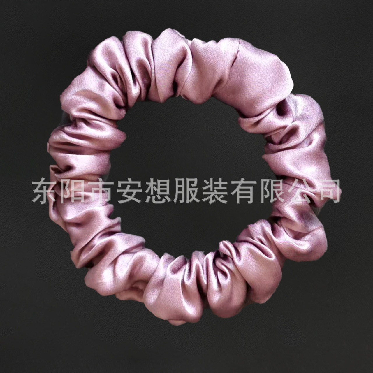 Women's Handmade Luxury 100% Silk Mini Hair Scrunchies Pure Color