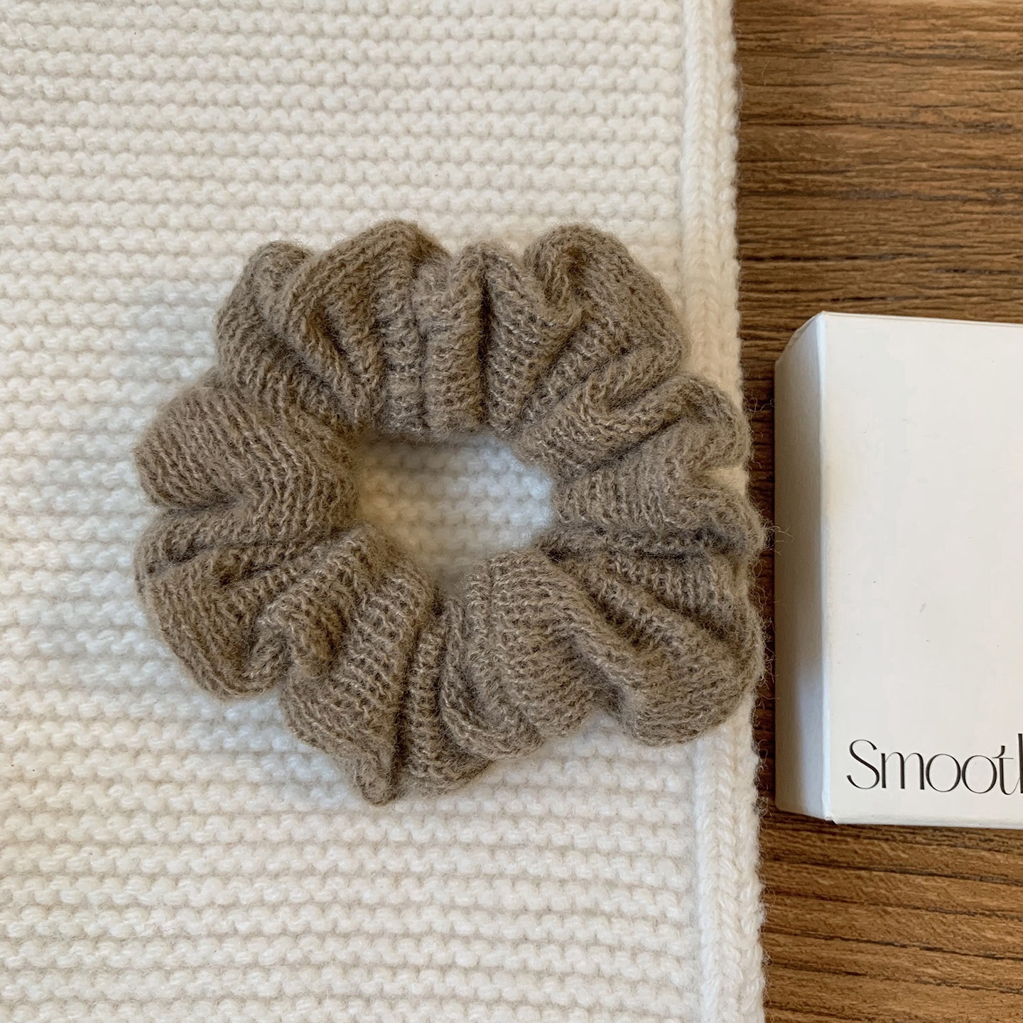 Women's Large Colorful Knitted Wool Elastic Hair Band Autumn Winter