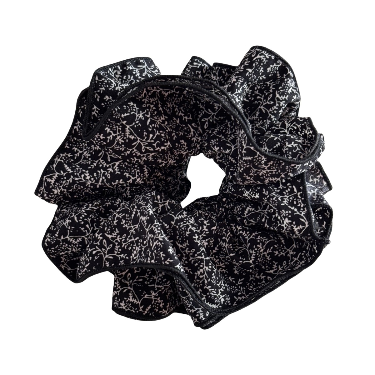 Women's Elegant Ditsy Floral Cloth Square Scarf Headband Autumn Winter