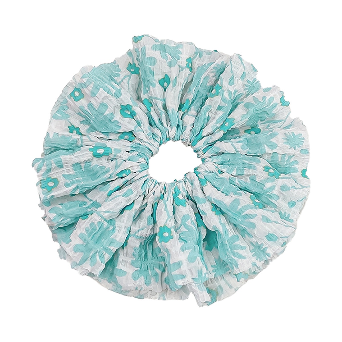 Women's Simple Daily Street Cloth Hair Tie Stripe Flower Pattern