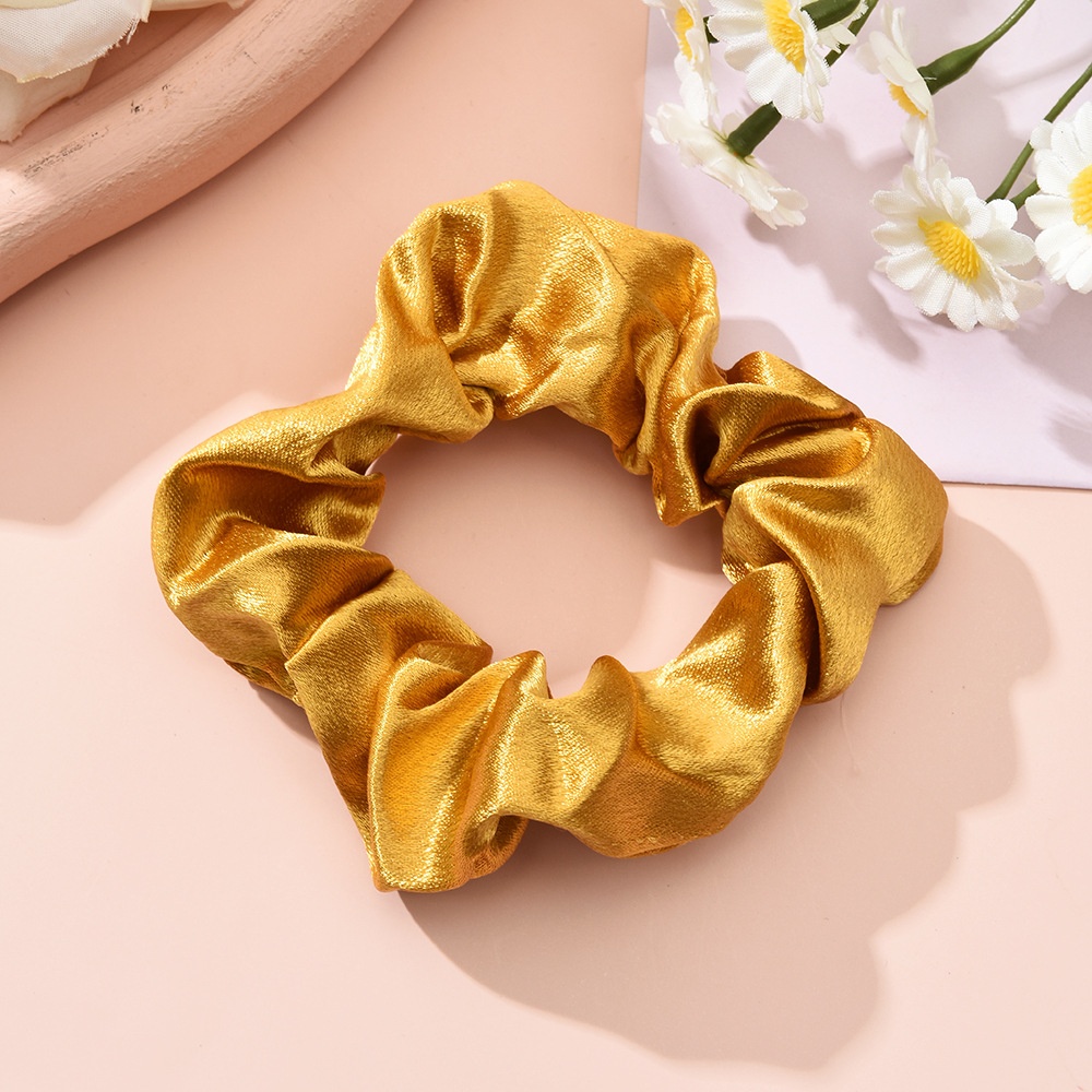 Women's Minimalist Fabric Hair Ties Trendy Solid Color Simple Head Ropes