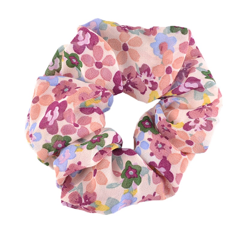 Women's Sweet Summer Cloth Hair Tie Scrunchie Multicolor Ditsy Floral