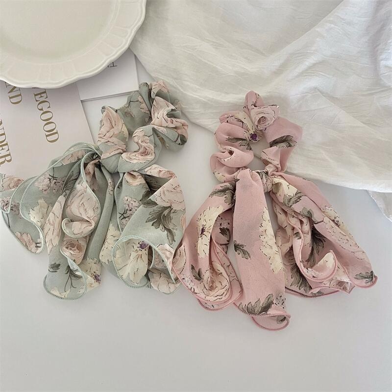 Women's Daily Cloth Ribbon Hair Accessories Sweet Flower Bow Knot
