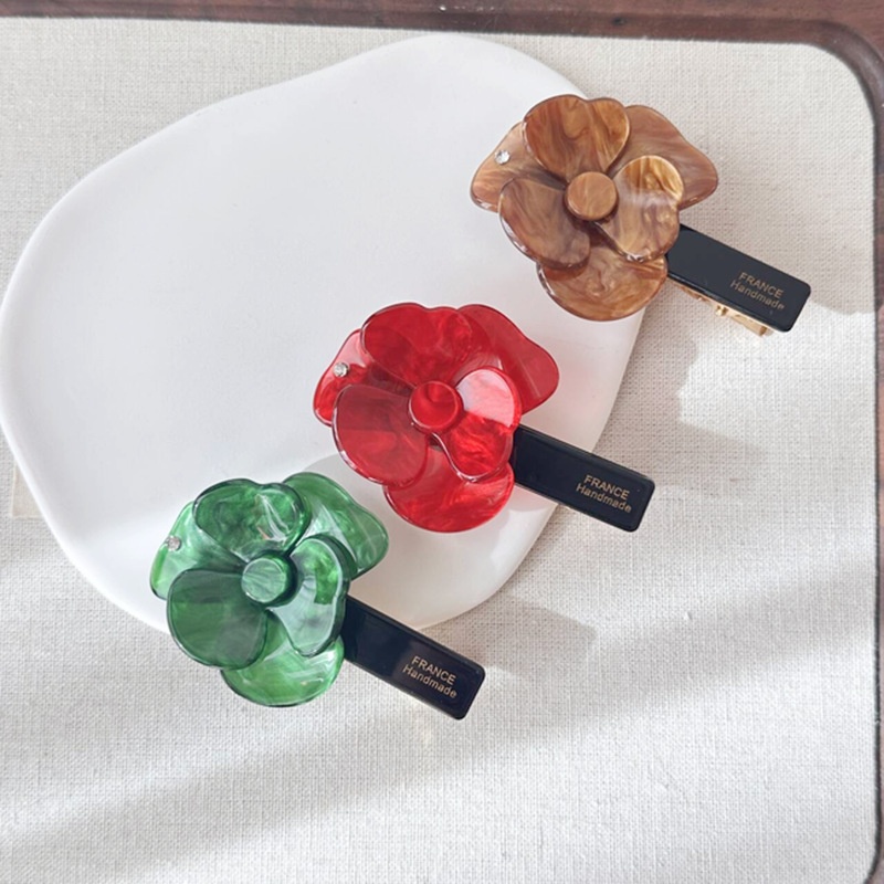 Girls No Damage Acetate Elastic Hair Tie Rose Flower