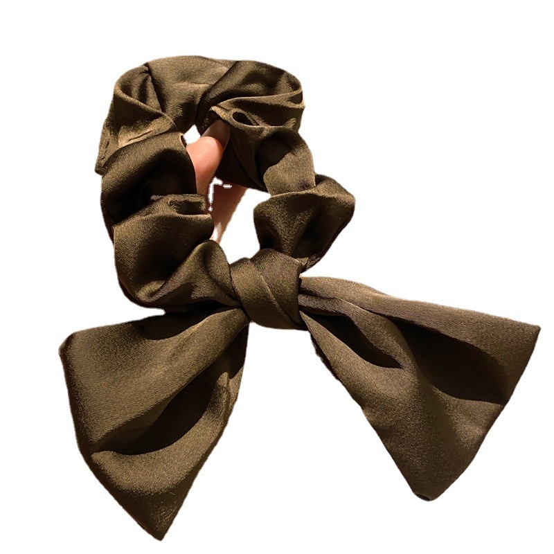 Women's Basic Cloth Hair Tie for Holiday and Street Solid Color