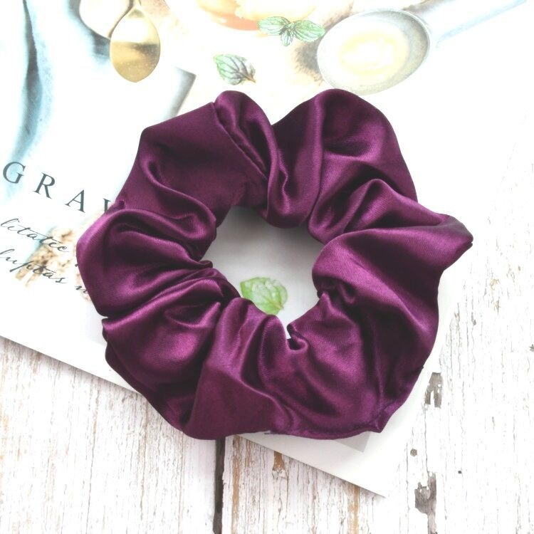Women's Minimalist Daily Ponytail Holder Hair Tie Solid Color