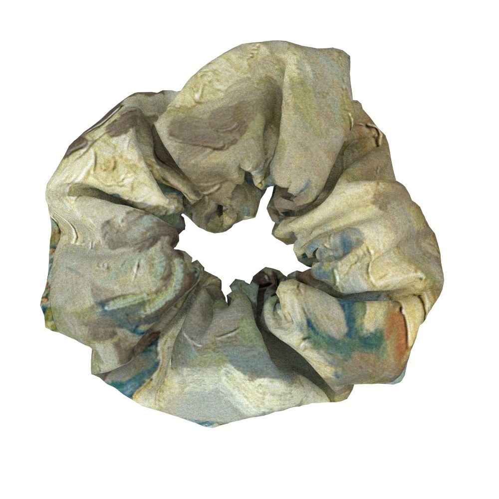 Women's Sweet Cloth Hair Ties Retro Van Gogh Floral Oil Painting