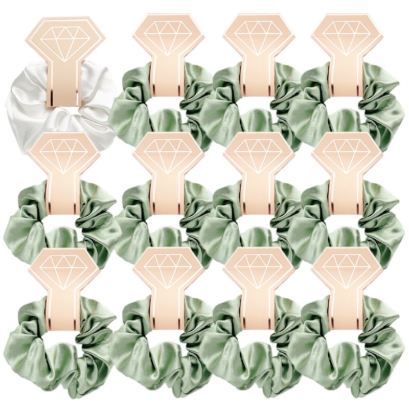 Women's Satin Hair Ties Solid Color No Damage Elastic Fashion Hair Bands