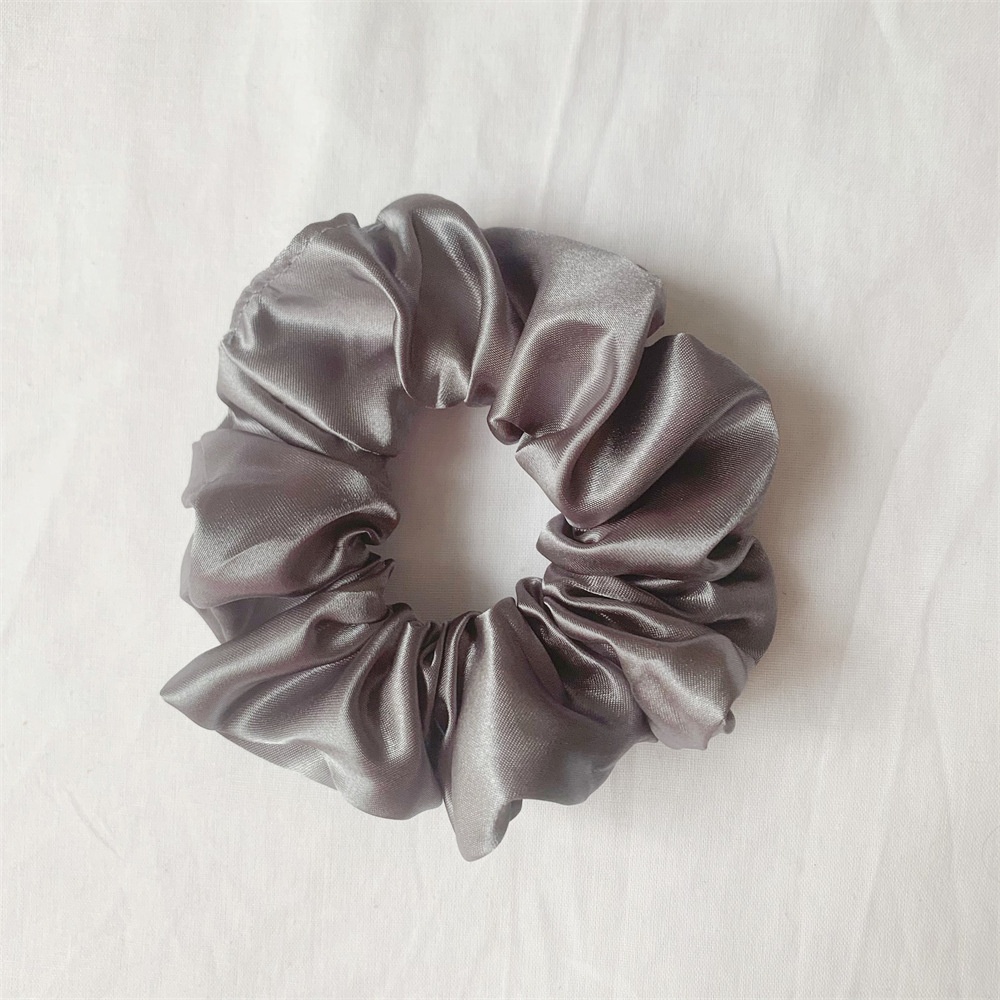 Women's Simple Handmade Cloth Hair Tie Spring Daily Solid Color
