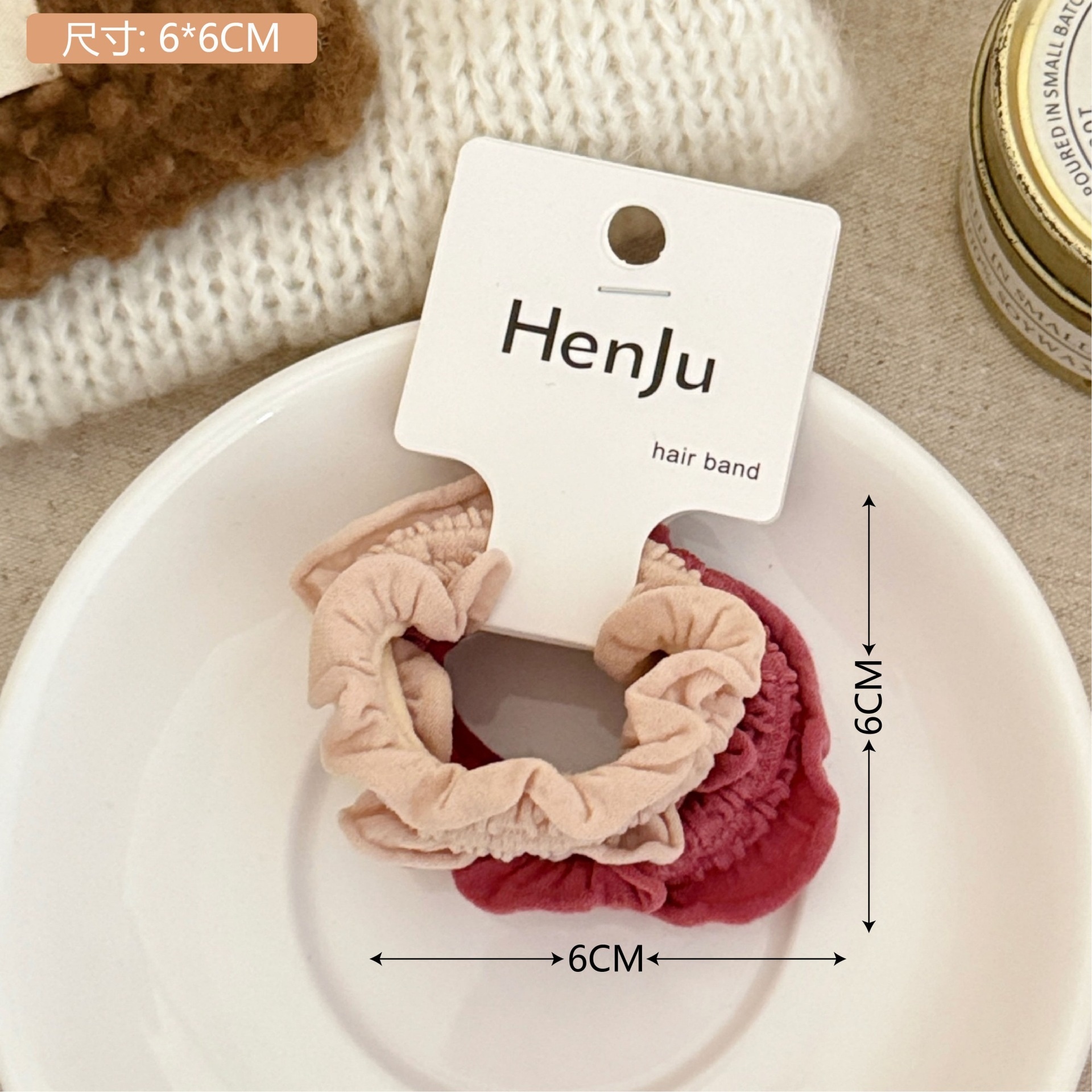 Girls High Elastic Rubber Ponytail Holder Hair Tie Colorful Fresh