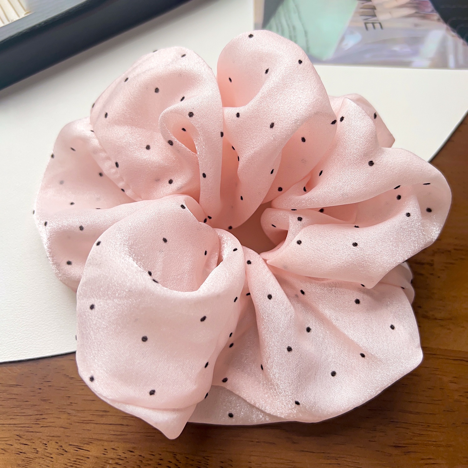 Women's Sweet All Season Cloth Hair Tie Scrunchie Solid Color