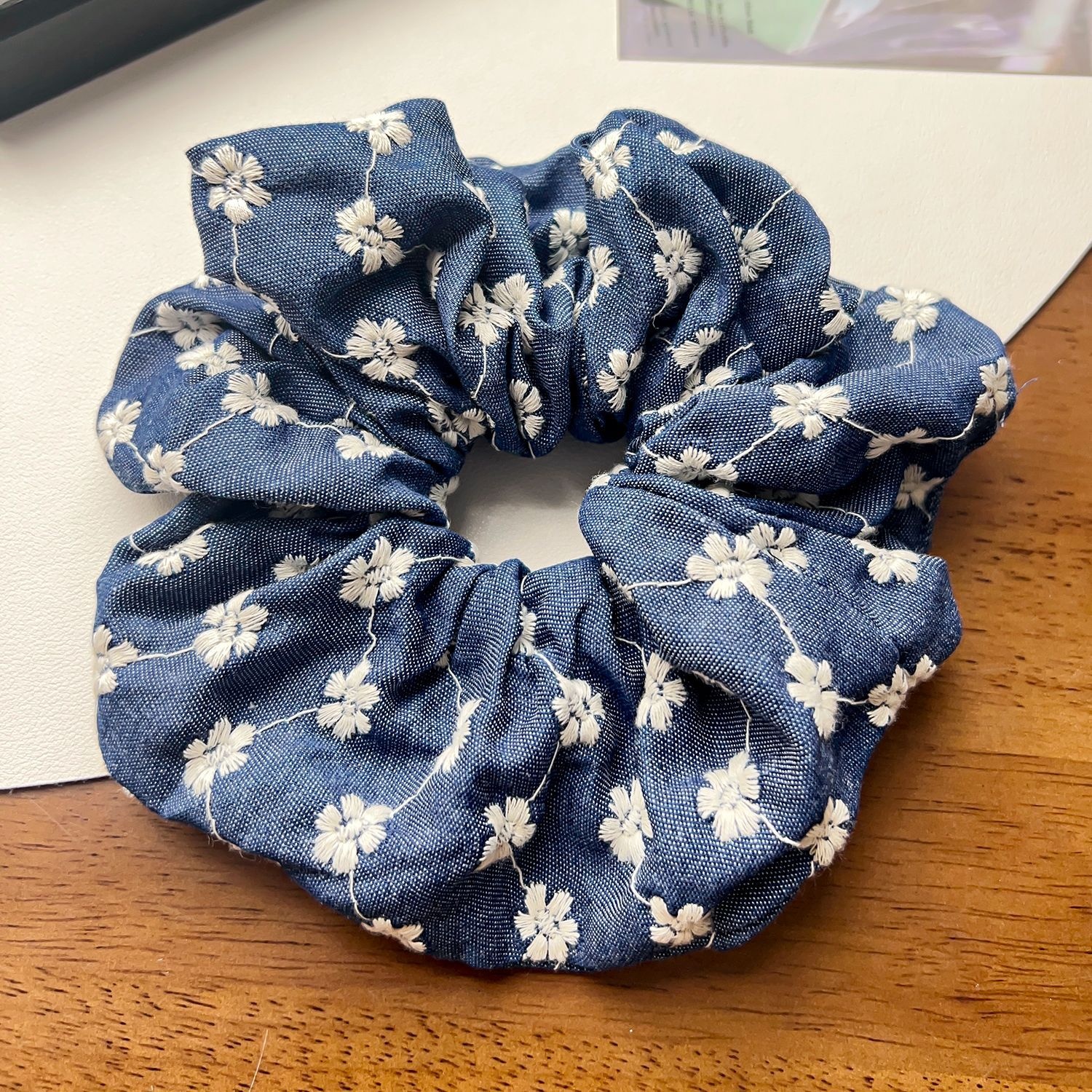 Women's Sweet All Season Cloth Hair Tie Scrunchie Solid Color