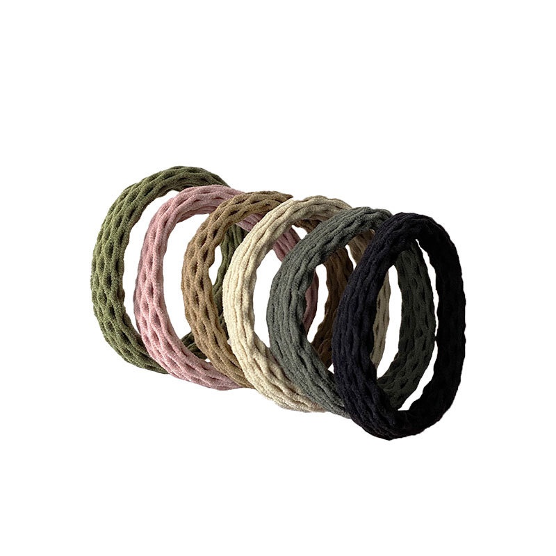 Women's 6-Piece Cloth Rubber Band Spring Daily Hair Accessories Multicolor