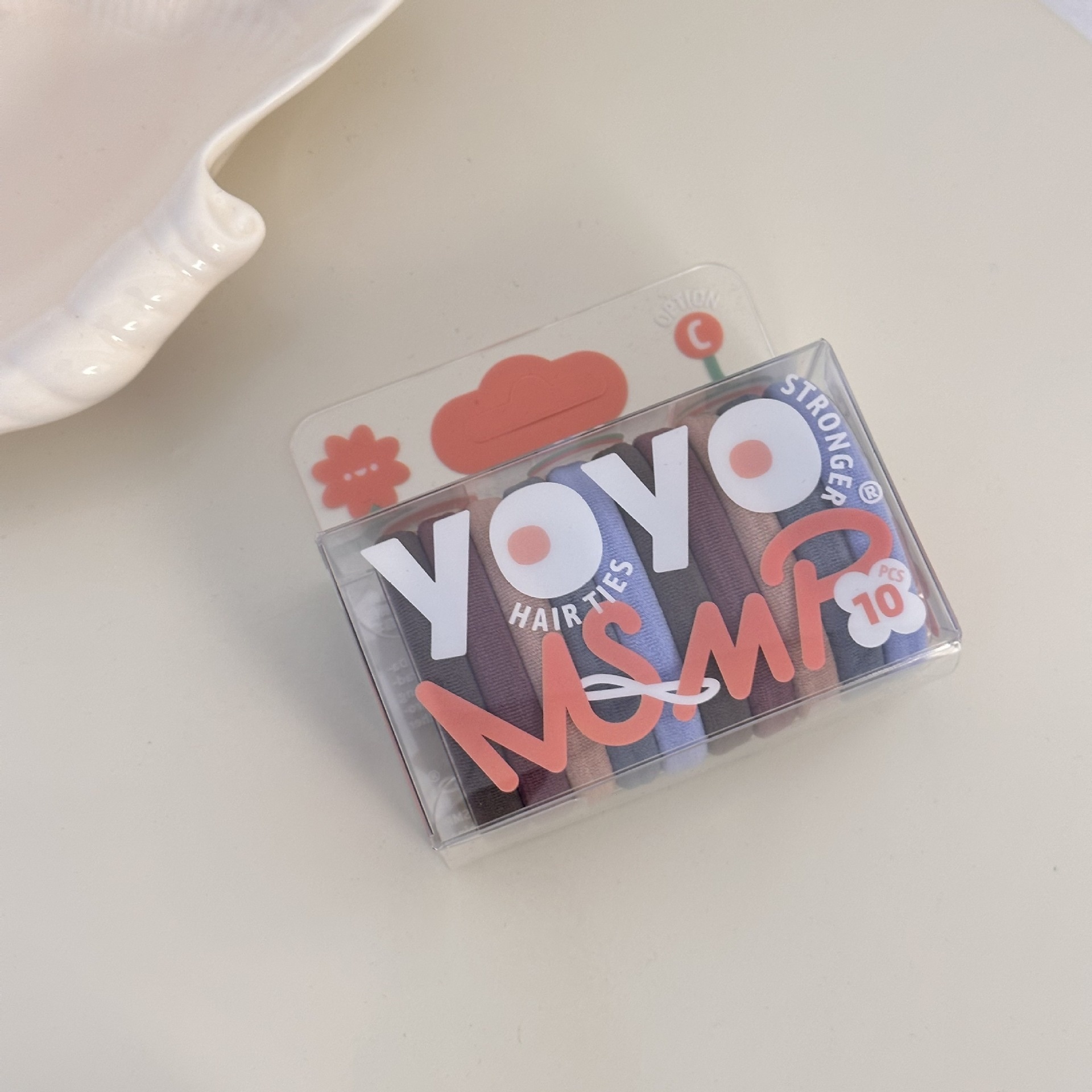 Women's Comfortable Polyester Hair Ties For Secure Styling Black