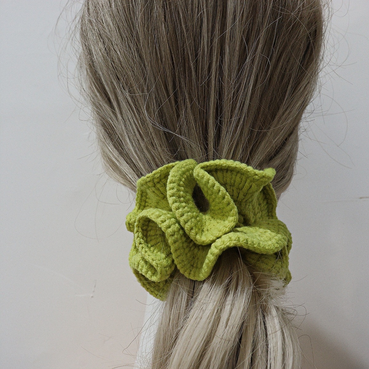 Girls Versatile Polyester Knitted Hair Bands Vintage Floral Lace