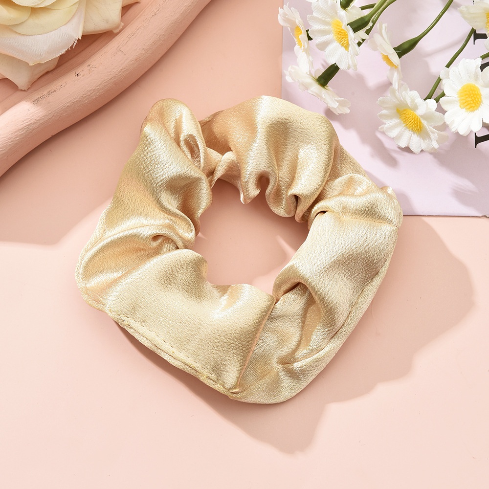 Women's Minimalist Fabric Hair Ties Trendy Solid Color Simple Head Ropes