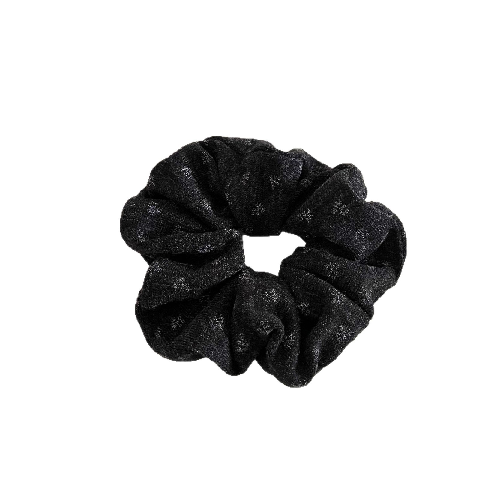 Women's Gentle Knitted Cloth Hair Band For Ponytail Ditsy Floral
