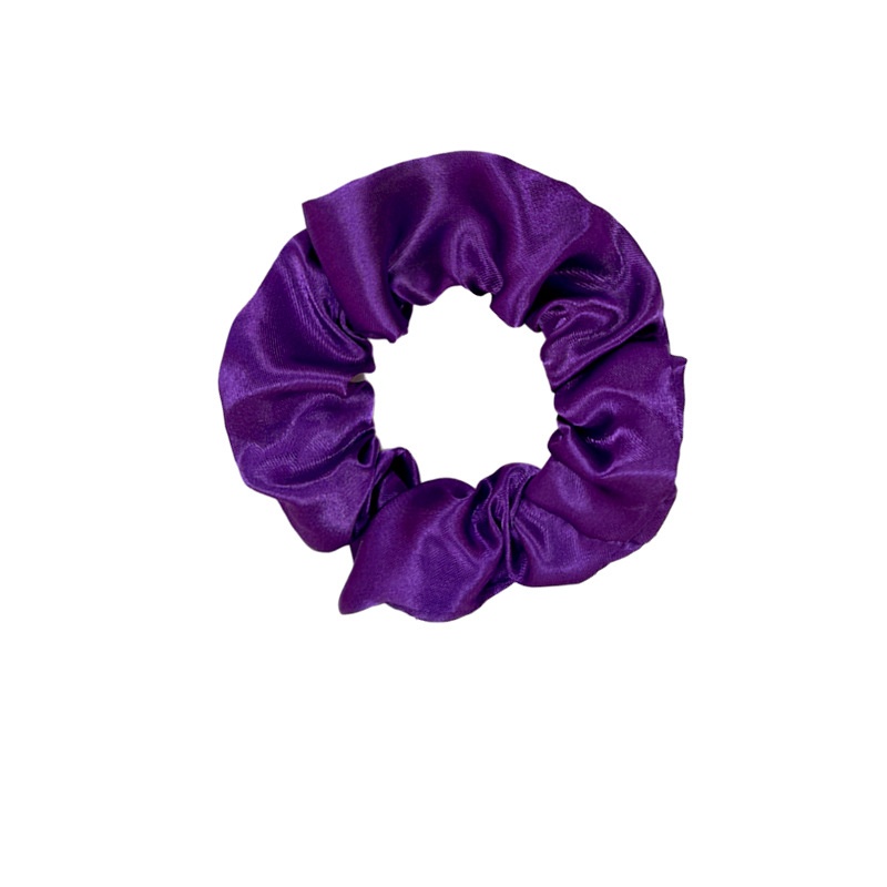 Women's Versatile Satin Hair Scrunchies Colorful Japanese Print
