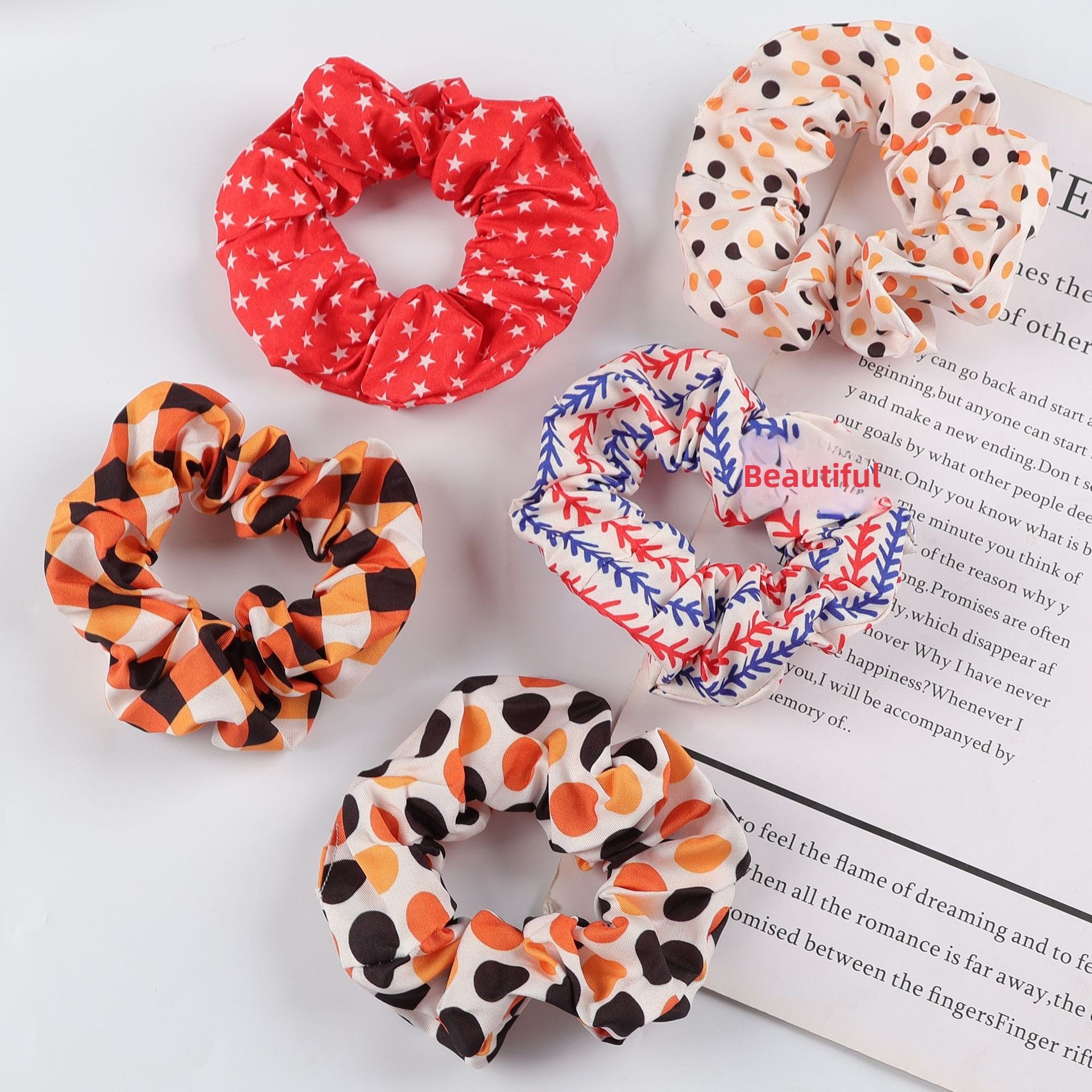 Women's Elegant All-Season Leather Bow Hairband Gray Pink Ivory